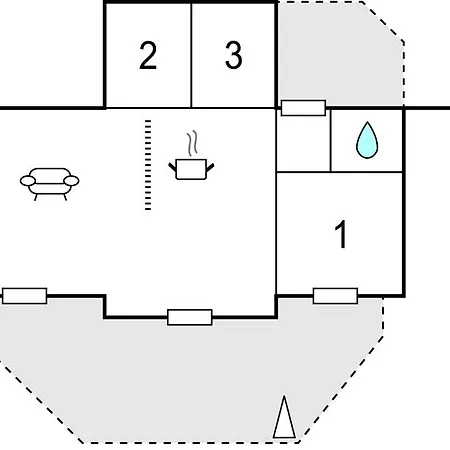 Hébergement de vacances Three-bedroom In *